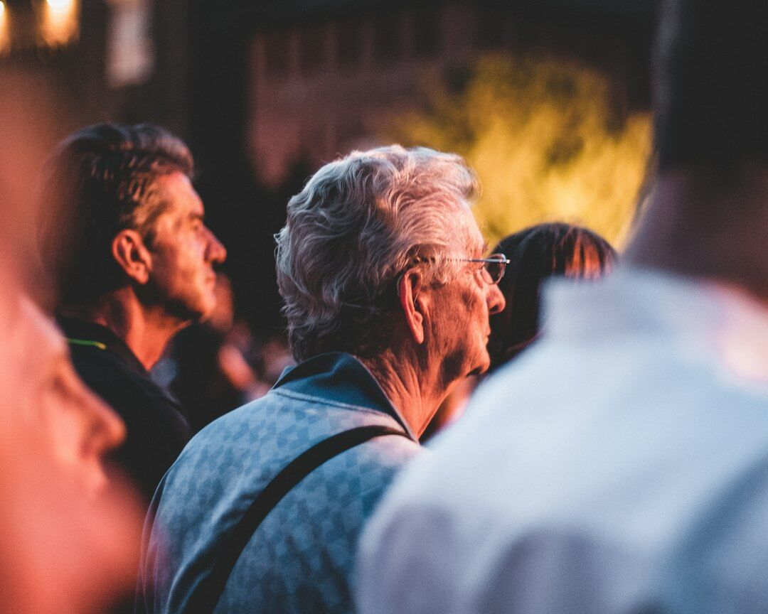 senior friends gathering