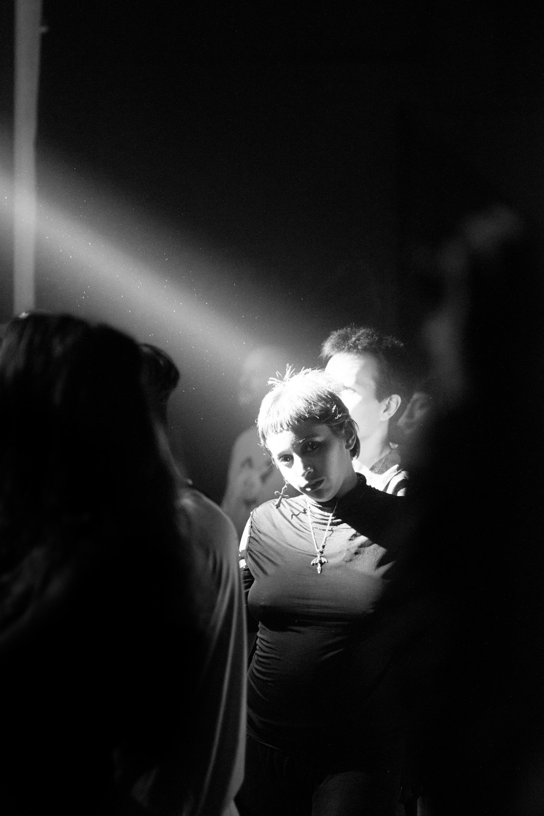 senior woman smiling at club